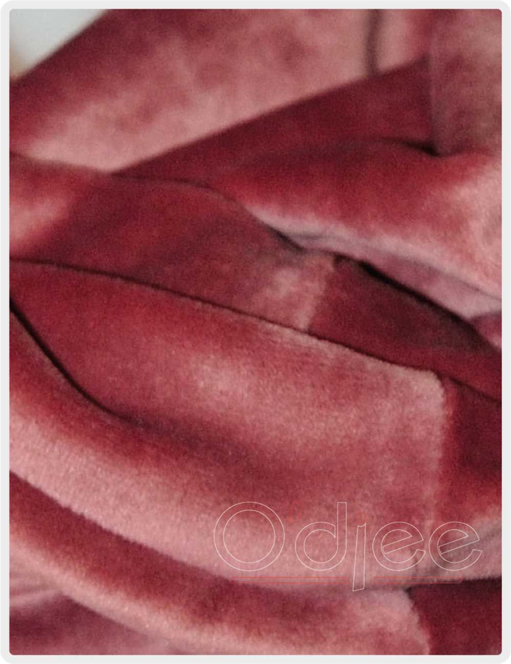 Colsjaal Velvet Oud Roze - Afbeelding 2